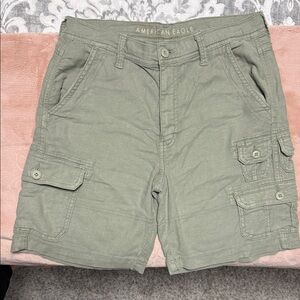 American Eagle Outfitters Olive Cargo Shorts